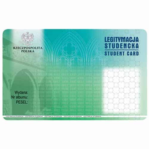 Karta stykowa Legitymacja Studencka, MTCOS Standard ver.2020